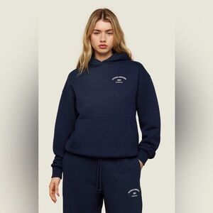 GYMSHARK Women’s XS Phys Ed Logo Hoodie Blue- NWT